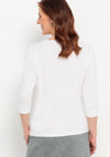 Bianca Eiffel Graphic Top, White