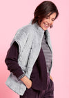 Bianca Carina Faux Fur Gilet, Grey