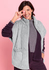 Bianca Carina Faux Fur Gilet, Grey