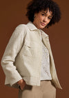 Bianca Karolina Borg Pocket Detail Jacket, Cream