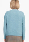 Bianca V Neck Knit Jumper, Blue