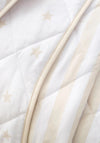 MINI STARS AND STRIPES NATURAL BEDSPREAD 200X200