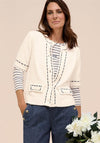 Bianca Rene Button Up Cardigan, Cream