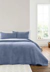 Bianca Home Attica Velvet Bedspread 240x260cm, Blue