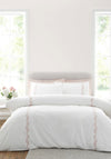 CAMILLE EMBROIDERED FLORAL WHITE QS KS