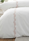 CAMILLE EMBROIDERED FLORAL WHITE QS KS