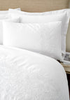 Bianca Home Embroidery Floral Cotton Duvet Set, White