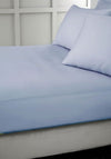 Bianca Home 400TC Sateen Extra Deep Fitted Sheet, Blue