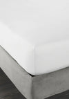 400TC COTTON DB FTD WHITE SHEET