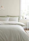 Bianca Home Hampton Stripe Cotton Reversible Duvet Set, Green