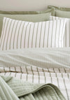 Bianca Home Hampton Stripe Cotton Reversible Duvet Set, Green