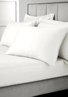 Bianca Home 400TC Sateen Extra Deep Fitted Sheet, Ivory