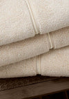 Bianca Home Zero Twist Satin Stitch Towel, Natural