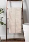 Bianca Home Zero Twist Satin Stitch Towel, Natural