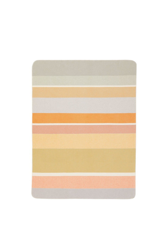 BIEDERLACK THROW STRIPE OASIS