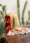 BIEDERLACK THROW STRIPE OASIS