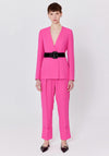 Birelin Belted Blazer, Fuchsia