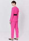 Birelin Belted Blazer, Fuchsia