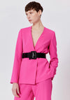 Birelin Belted Blazer, Fuchsia