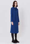 Birelin Cape Detail Midi Dress, Ocean Blue
