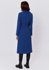 Birelin Cape Detail Midi Dress, Ocean Blue