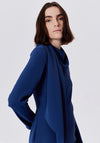 Birelin Cape Detail Midi Dress, Ocean Blue
