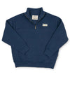 Bleubird Bracken Quarter Zip Sweatshirt, Navy