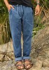 Bleubird Cedar Cord Trousers, Denim Blue