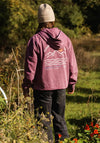 Bleubird Dawn Zipper Hoodie, Berry Purple