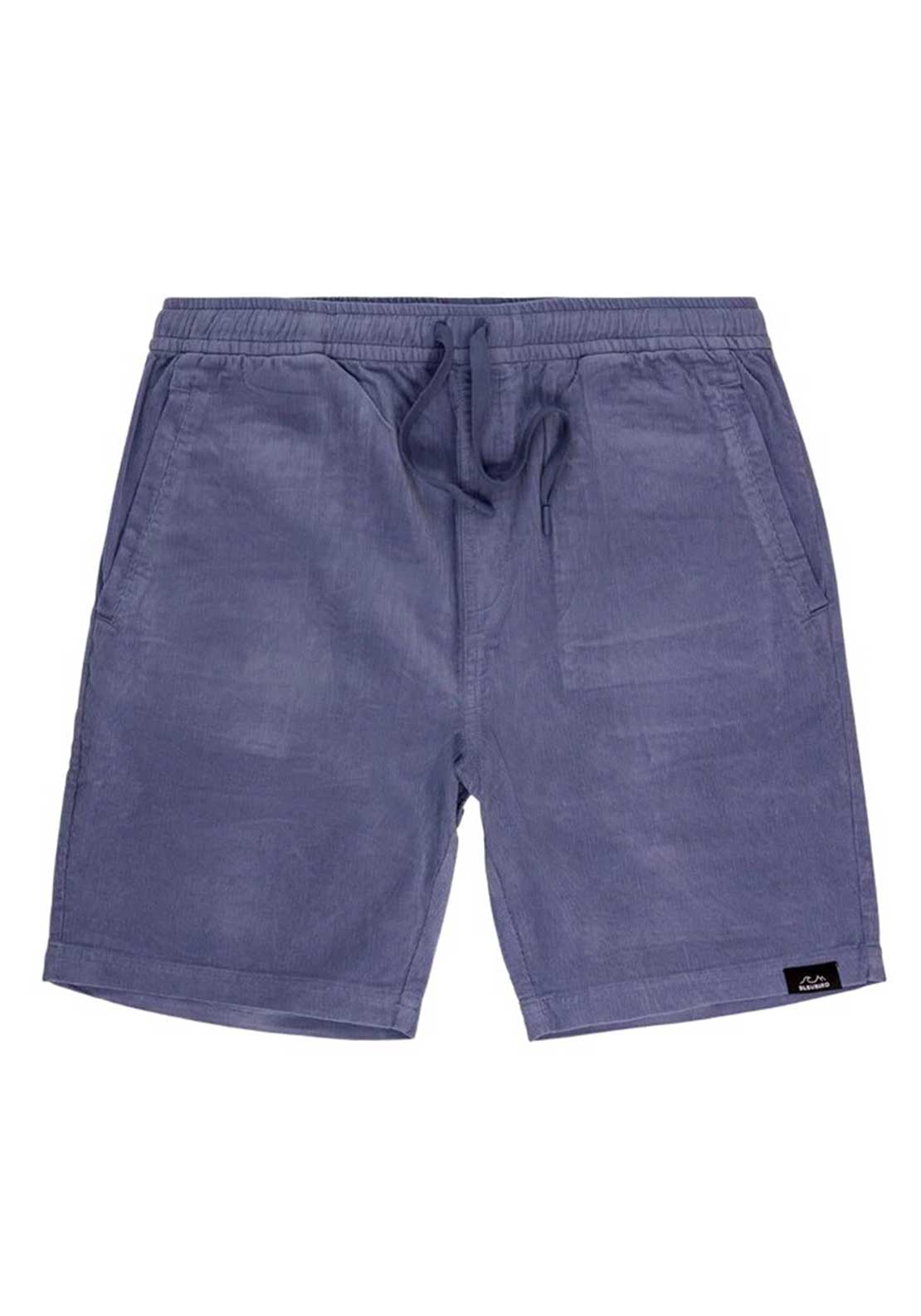 Bleubird Drifter Cord Shorts, Deep Denim