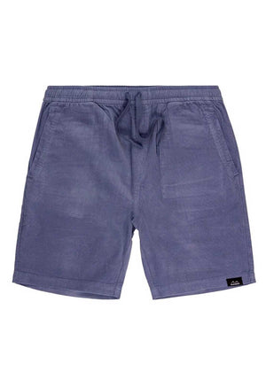 Bleubird Drifter Cord Shorts, Deep Denim