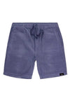 Bleubird Drifter Cord Shorts, Deep Denim