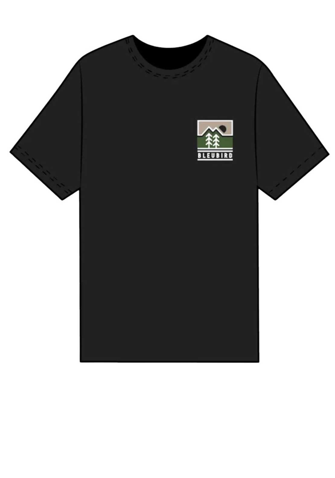 Bleubird Field Graphic T-Shirt, Black