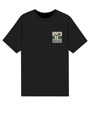 Bleubird Field Graphic T-Shirt, Black