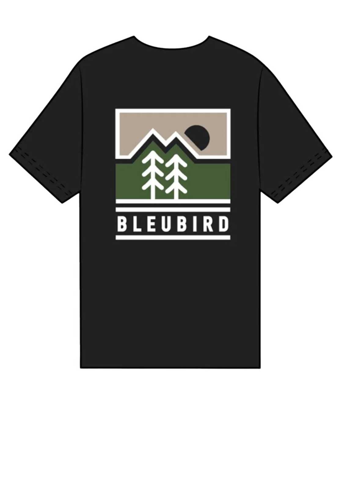 Bleubird Field Graphic T-Shirt, Black