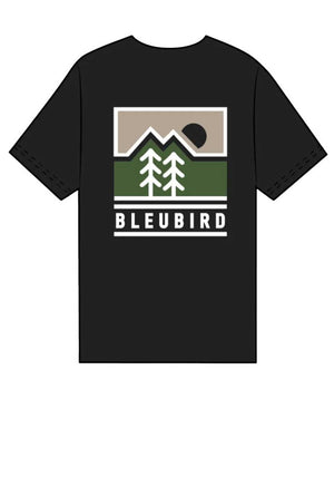 Bleubird Field Graphic T-Shirt, Black