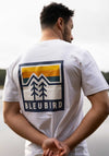 Bleubird Field Graphic T-Shirt, White