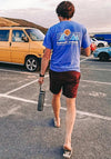 Bleubird Horizon T-Shirt, Ocean Blue