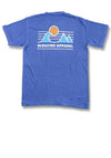 Bleubird Horizon T-Shirt, Ocean Blue