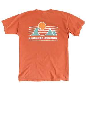 Bleubird Horizon T-Shirt, Orange