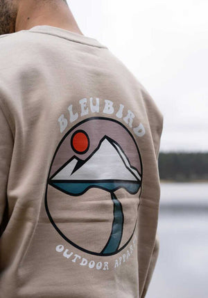 Bleubird Journey Crew Neck Sweatshirt, Desert Sand 