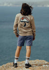 Bleubird Journey Crew Neck Sweatshirt, Desert Sand 