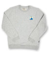 Bleubird Massif Crew Neck Sweatshirt, Grey