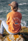 Bleubird Yam Original Crew Neck Sweatshirt, Orange