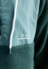 Bleubird Polar Hybrid Quarter Zip Fleece, Willow Green