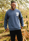Bleubird Waypoint Crew Neck Sweatshirt, Navy