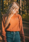 Bleubird Yam Long Sleeve T-Shirt, Orange