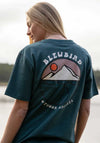 Bleubird Journey Graphic T-Shirt, Teal