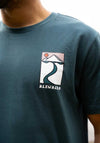 Bleubird Journey Graphic T-Shirt, Teal