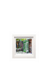 THE OLD PHONEBOX WHITE 15 X 15CM